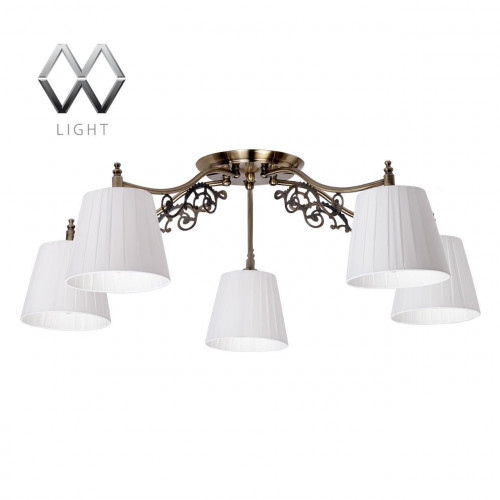 потолочная люстра mw-light моника 372011105 белая в Саранске