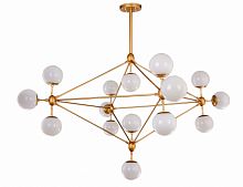 люстра modo 15 gold золото, белые плафоны в Саранске