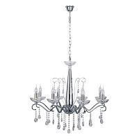 дизайнерская подвесная люстра spot light alessa 9014828 хром в Саранске