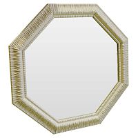 зеркало восьмиугольное бежевое с резьбой cozy beige в Саранске