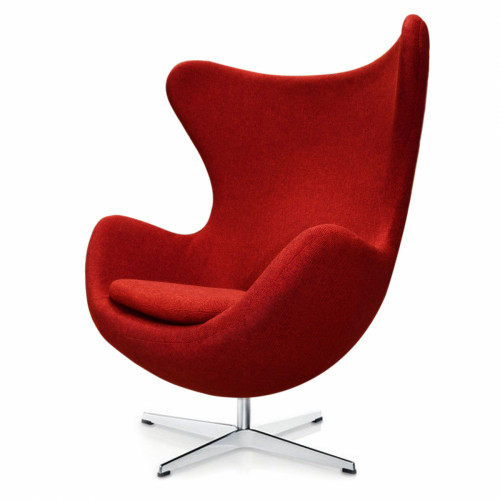 кресло egg chair темно-красное в Саранске