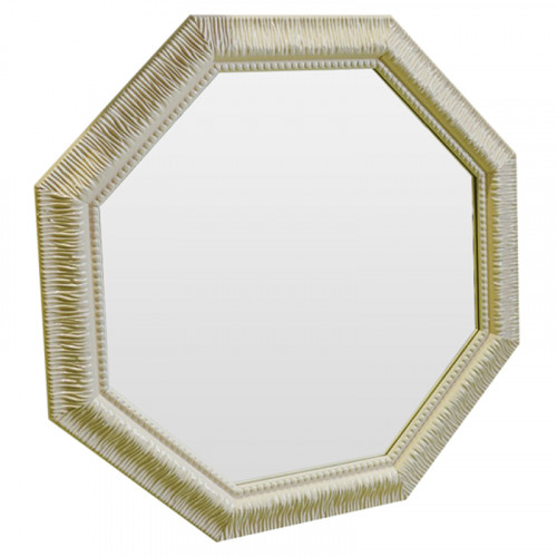 зеркало восьмиугольное бежевое с резьбой cozy beige в Саранске