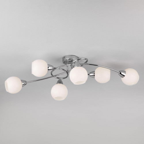 потолочная люстра eurosvet whitney 30133/6 хром в Саранске