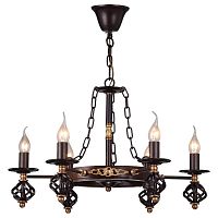 подвесная люстра arte lamp cartwheel a4550lm-6ck в Саранске