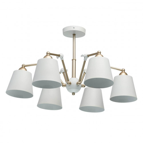 потолочная люстра mw-light таун 6 691011906 белая в Саранске