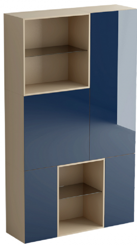 шкаф diamond 14 полок ясень, синий в Саранске