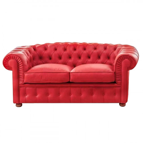 диван честерфилд (chesterfield) прямой красный в Саранске