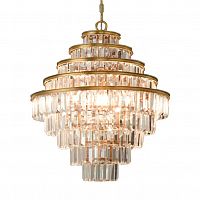 люстра alaine 80 латунь, прозрачное стекло латунь, прозрачная в Саранске