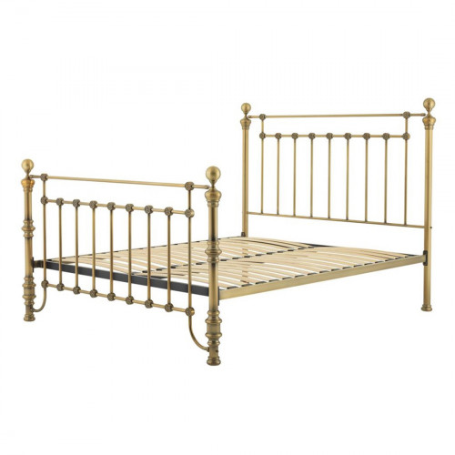 кованая двуспальная кровать 180х200 золотая blaine в Саранске