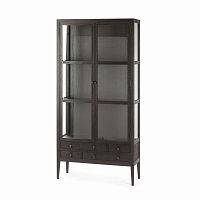 книжный шкаф altino витрина коричневый в Саранске