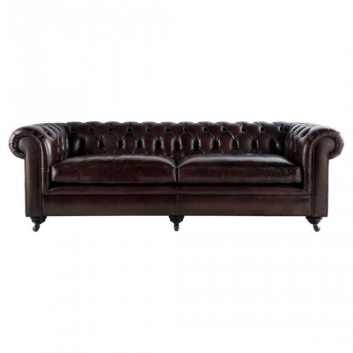 диван chesterfield lounge прямой темно-коричневый в Саранске