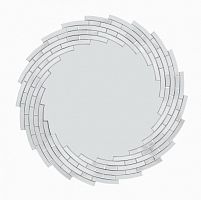 зеркало круглое с фацетом в витой стеклянной раме santena в Саранске