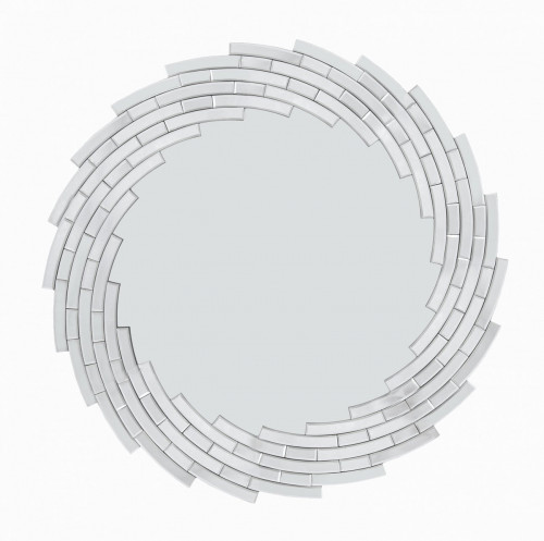 зеркало круглое с фацетом в витой стеклянной раме santena в Саранске