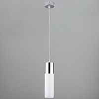 подвесной светильник eurosvet double topper 50135/1 led хром/белый в Саранске