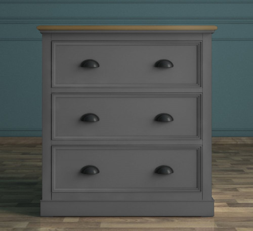 комод palermo с тремя ящиками малый серый в Саранске