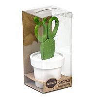 ножницы cactus с держателем, белые с зеленым в Саранске