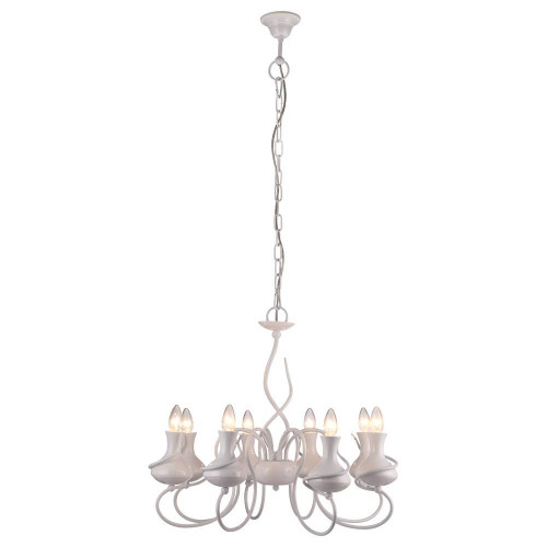 подвесная люстра arte lamp vaso a6819lm-8wh в Саранске