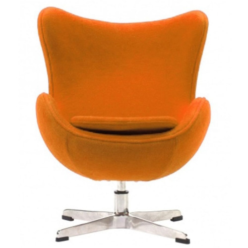 детское кресло egg chair оранжевое в Саранске