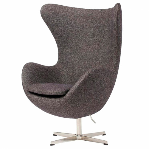 кресло egg chair серое в Саранске