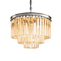 подвесной светильник odeon 6 chrome/amber от delight collection в Саранске
