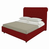кровать двуспальная 160х200 красная из велюра sweet dreams в Саранске