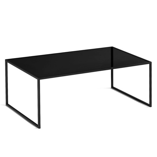 стол журнальный london lite black черное стекло в Саранске