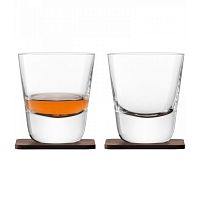 набор из 2 стаканов arran whisky с деревянными подставками 250 мл в Саранске