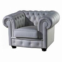 кресло честерфилд (chesterfield) серое р в Саранске