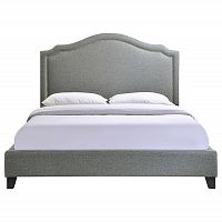 кровать двуспальная 180х200 серая cassis upholstered в Саранске