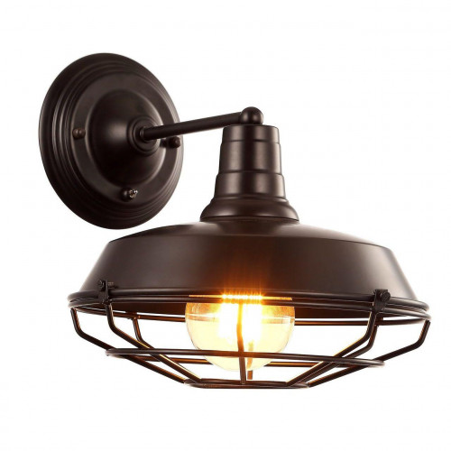 бра arte lamp ferrico a9183ap-1bk в Саранске