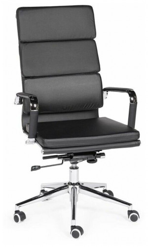 кресло для руководителя norden chairs зуум, обивка: искусственная кожа, цвет: экокожа черная в Саранске