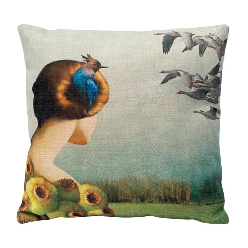 декоративная подушка «перелетные птицы» в Саранске