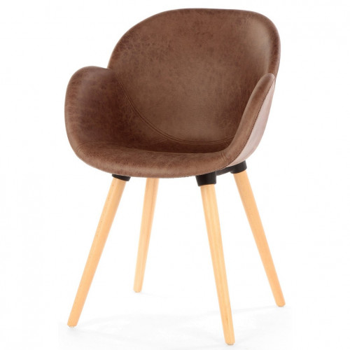 стул patchwork (eames style) коричневый в Саранске