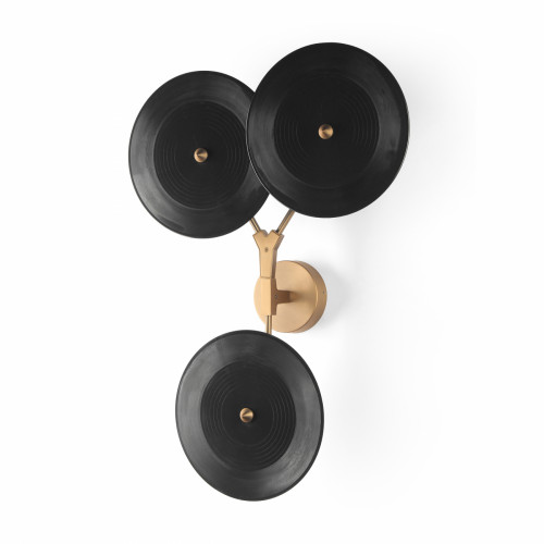 настенный светильник branching discs чёрный в Саранске