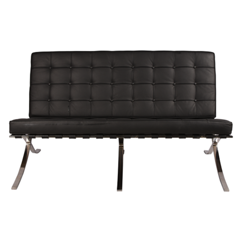 диван barcelona style loveseat sofa прямой черный в Саранске