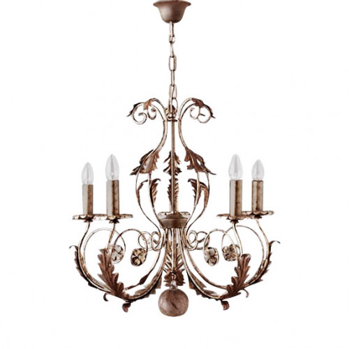 люстра 4962/5_v0580 от mm lampadari коричневая в Саранске