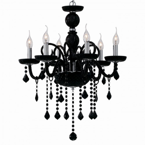 подвесная люстра ideal lux giudecca sp6 nero в Саранске