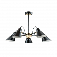 потолочная люстра lumion naomi 3709/5c черная в Саранске
