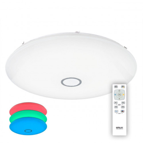 потолочный светодиодный светильник citilux старлайт cl703200rgb в Саранске
