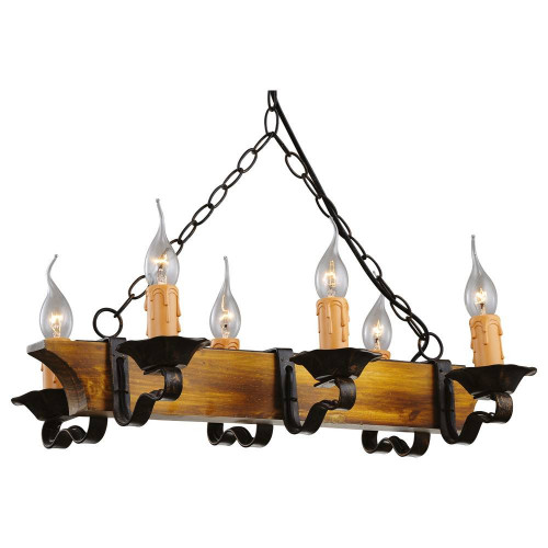 подвесная люстра arte lamp taverna a9525lm-6br в Саранске