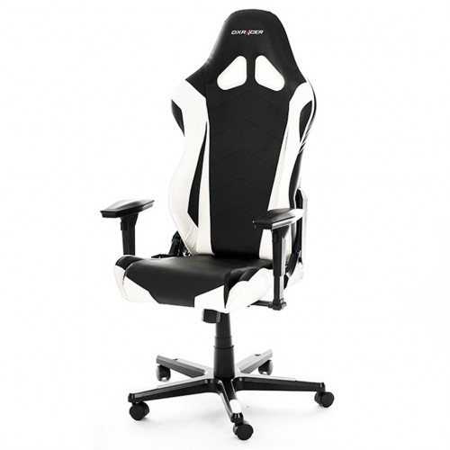 кресло геймерское dxracer racing черно-белое в Саранске