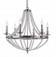 подвесная люстра crystal lux perugia sp6 хром в Саранске