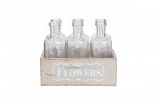 набор стеклянных бутылок flowers в Саранске