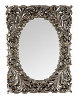 зеркало прямоугольное настенное серебро массимо florentine silver в Саранске
