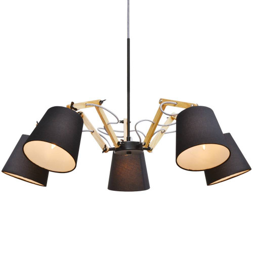 подвесная люстра arte lamp pinoccio a5700lm-5bk в Саранске