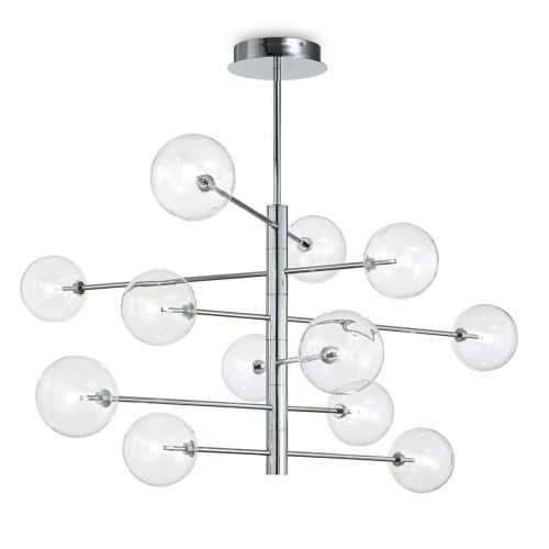 подвесная люстра ideal lux equinoxe sp12 cromo в Саранске