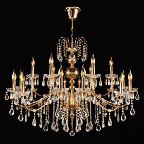 подвесная люстра eurosvet 3600/18 золото strotskis в Саранске