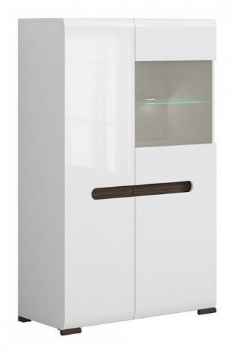 шкаф-витрина для посуды black red white ацтека reg1w1d/14/9 в Саранске