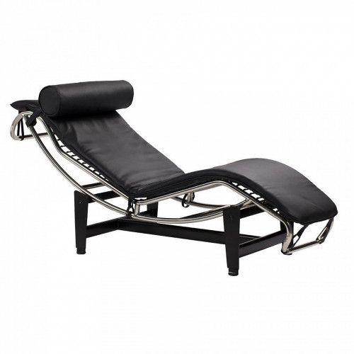 шезлонг chaise longue lc4 черный в Саранске