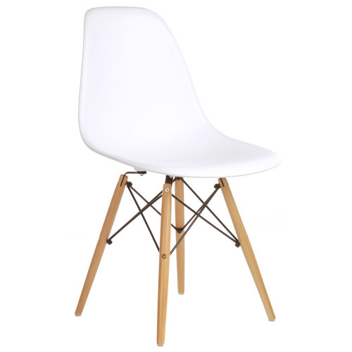 стул деревянный pc-015 белый (eames style) в Саранске